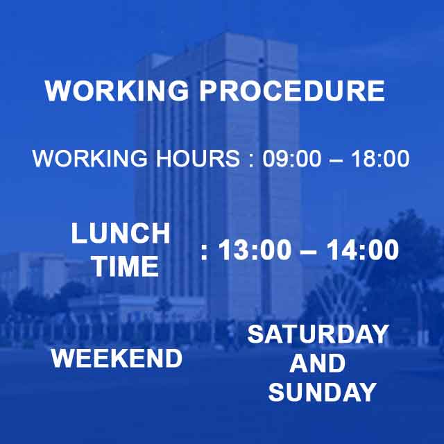  Working hours